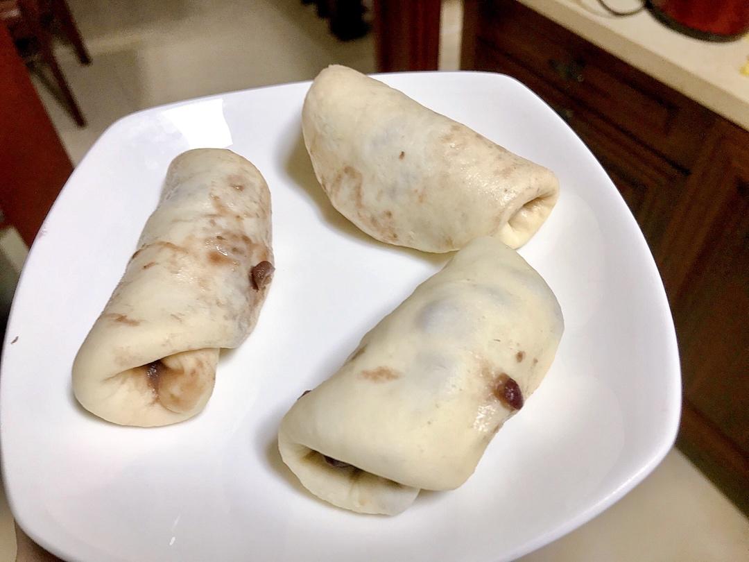 奶香红豆馒头卷（一次性发酵）