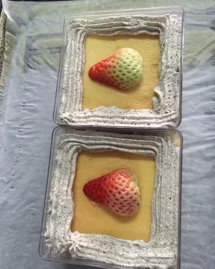 简单水果盒子蛋糕
