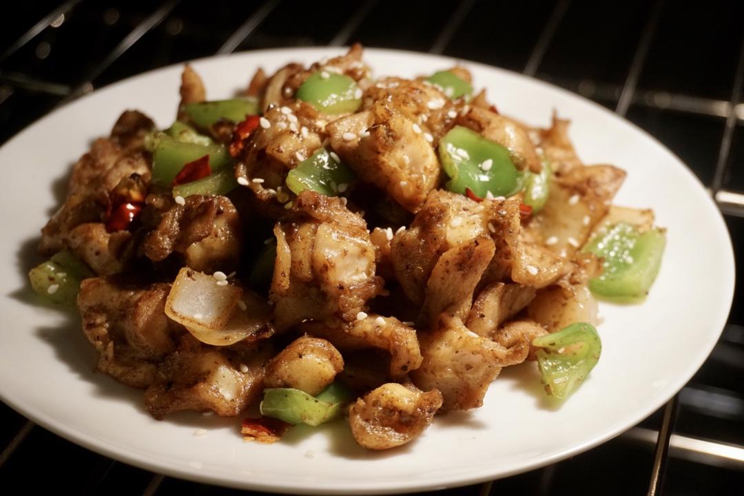 孜然爆炒掌中宝(鸡脆骨)
