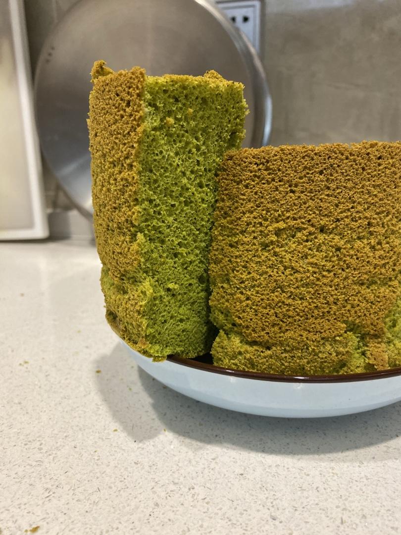 抹茶奶酪戚风蛋糕