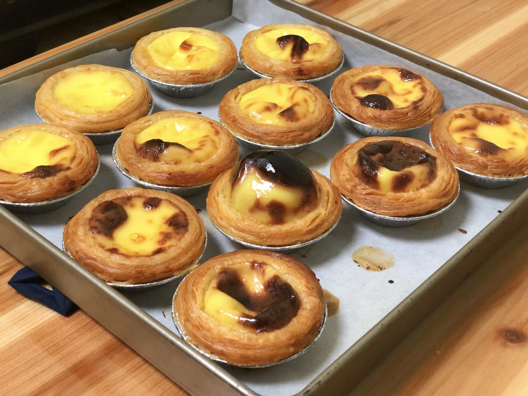 超嫩滑的葡式蛋挞(全蛋版)新手友好『秒杀KFC』