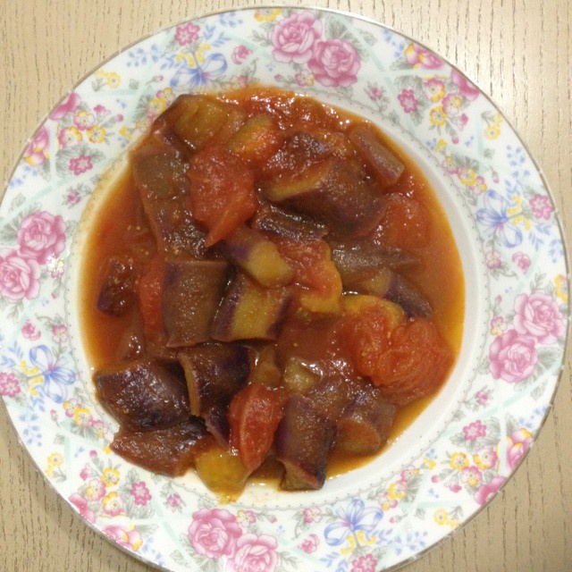 西红柿烧茄子
