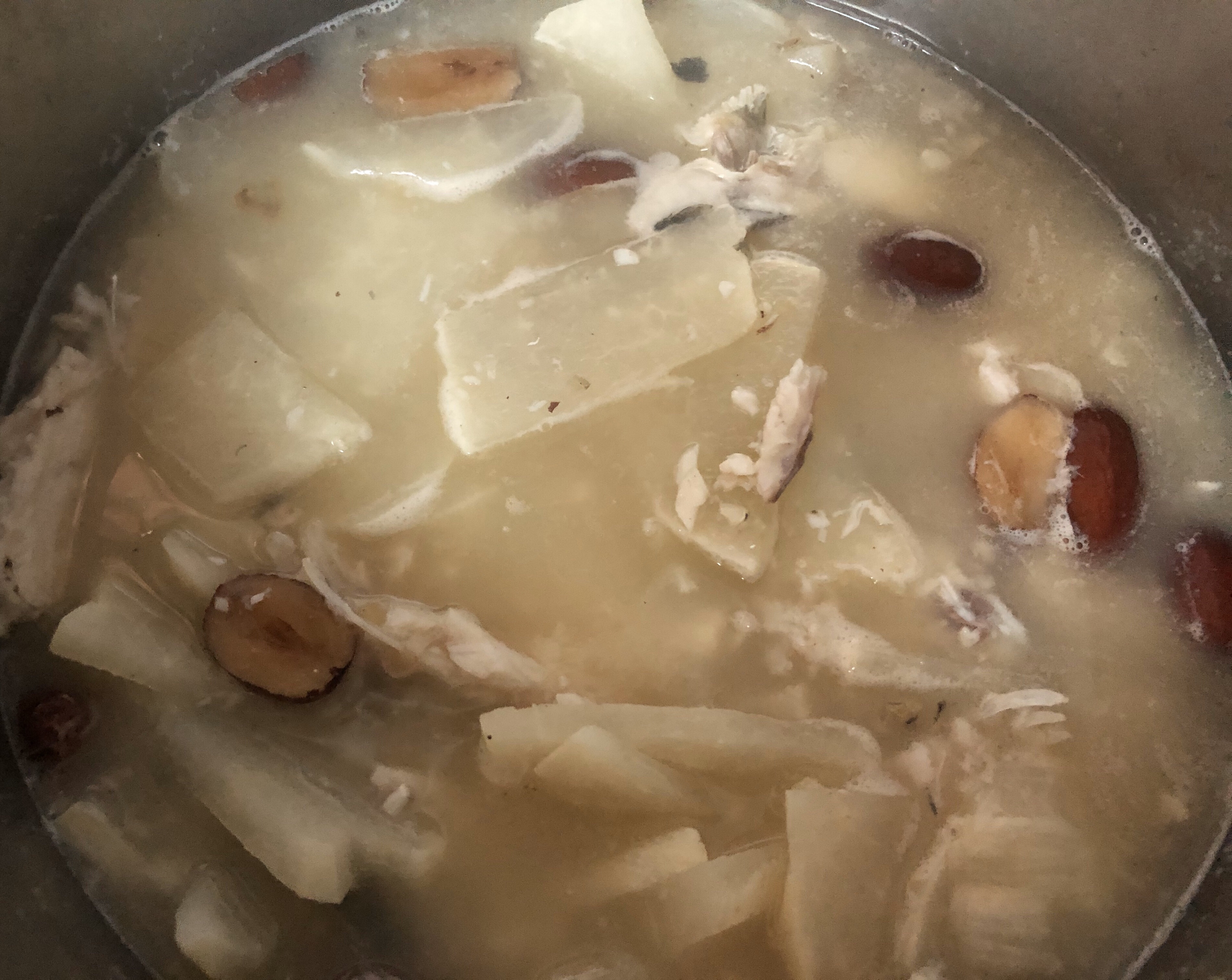 沙葛鲩鱼骨汤的做法