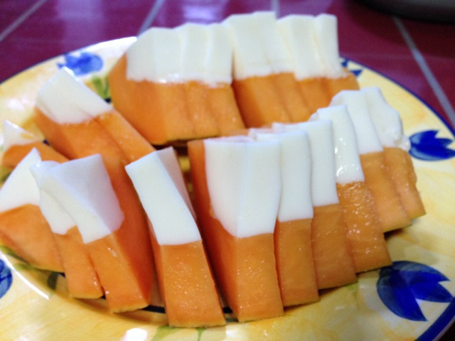 木瓜椰奶冻
