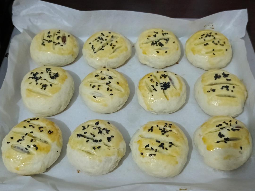 红豆酥饼这样做，免松弛，省时不破酥，成功率高，新手都能轻松搞定