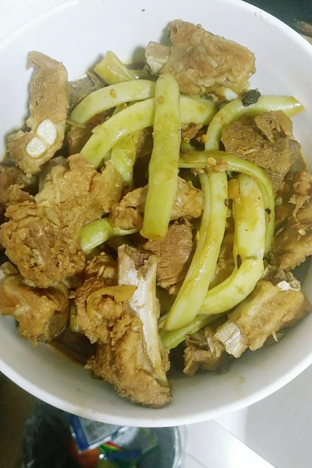 排骨炖豆角