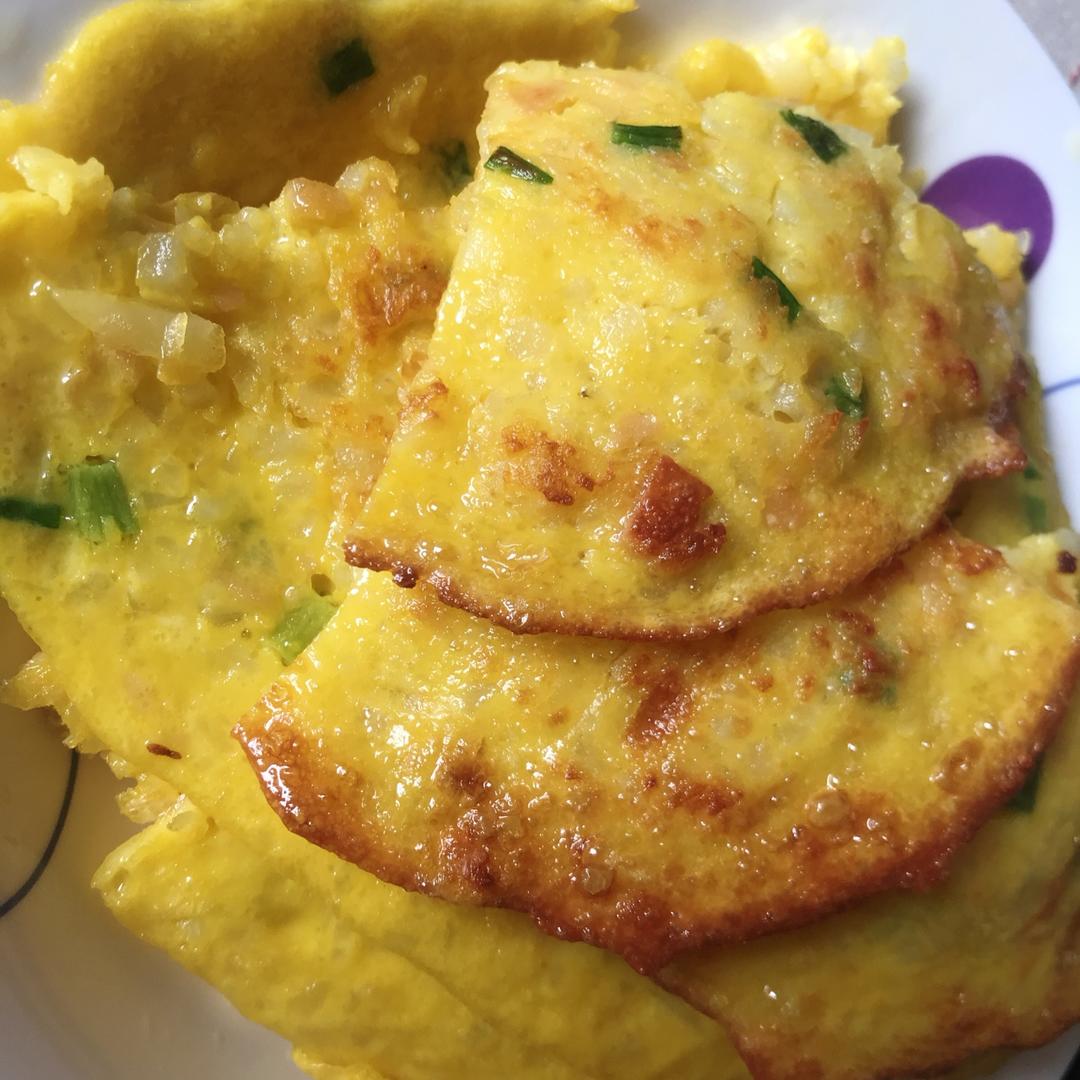 葱花鸡蛋饼