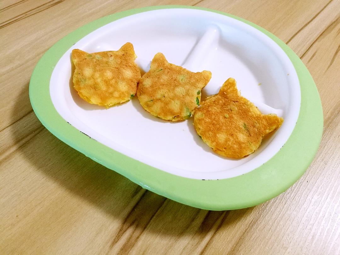 小猫奶酪蛋饼  快手辅食