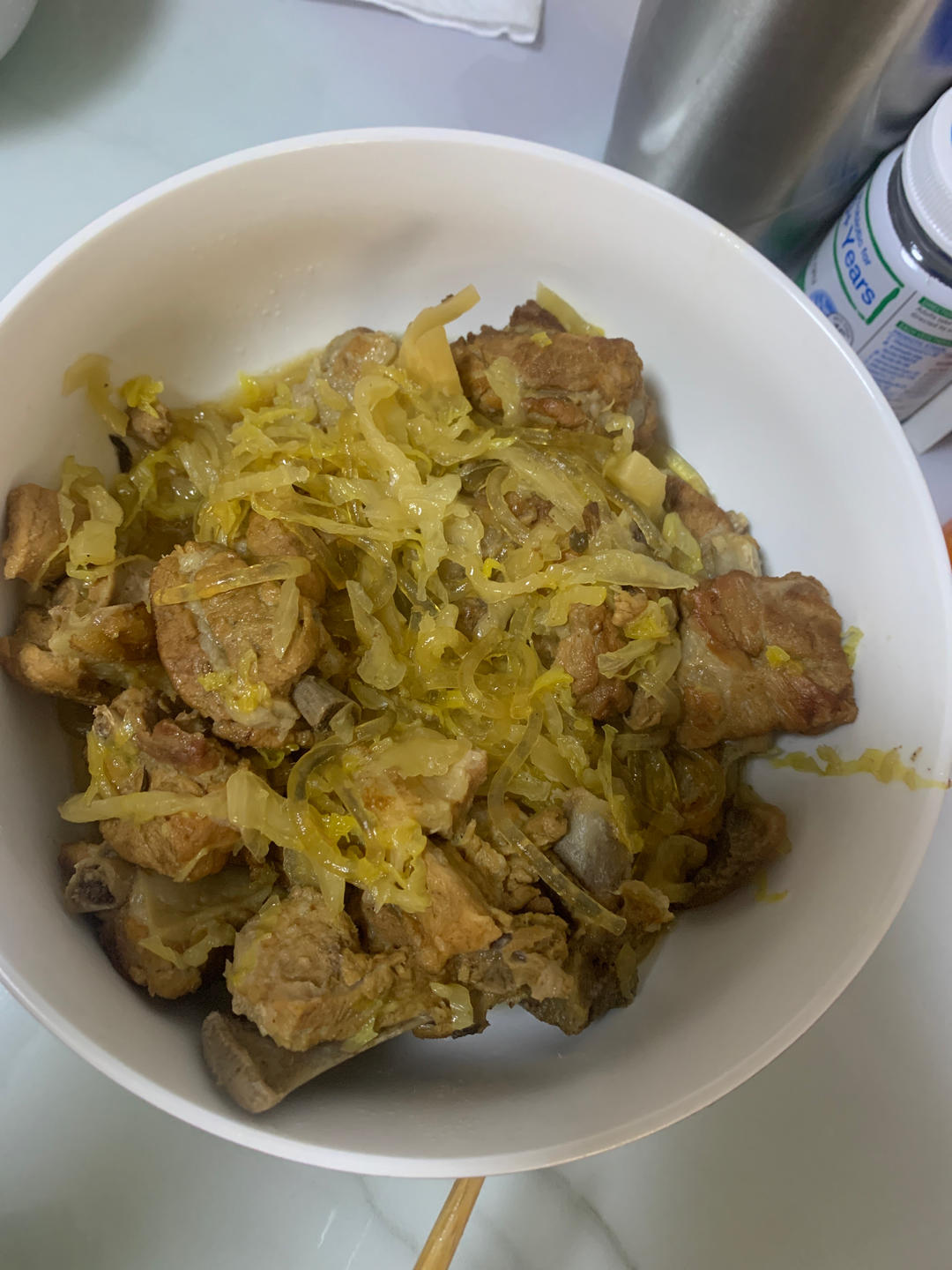 东北菜【排骨酸菜炖粉条】