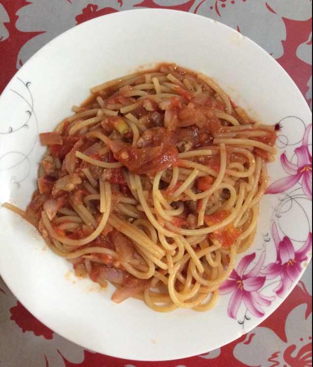 番茄肉酱意大利面