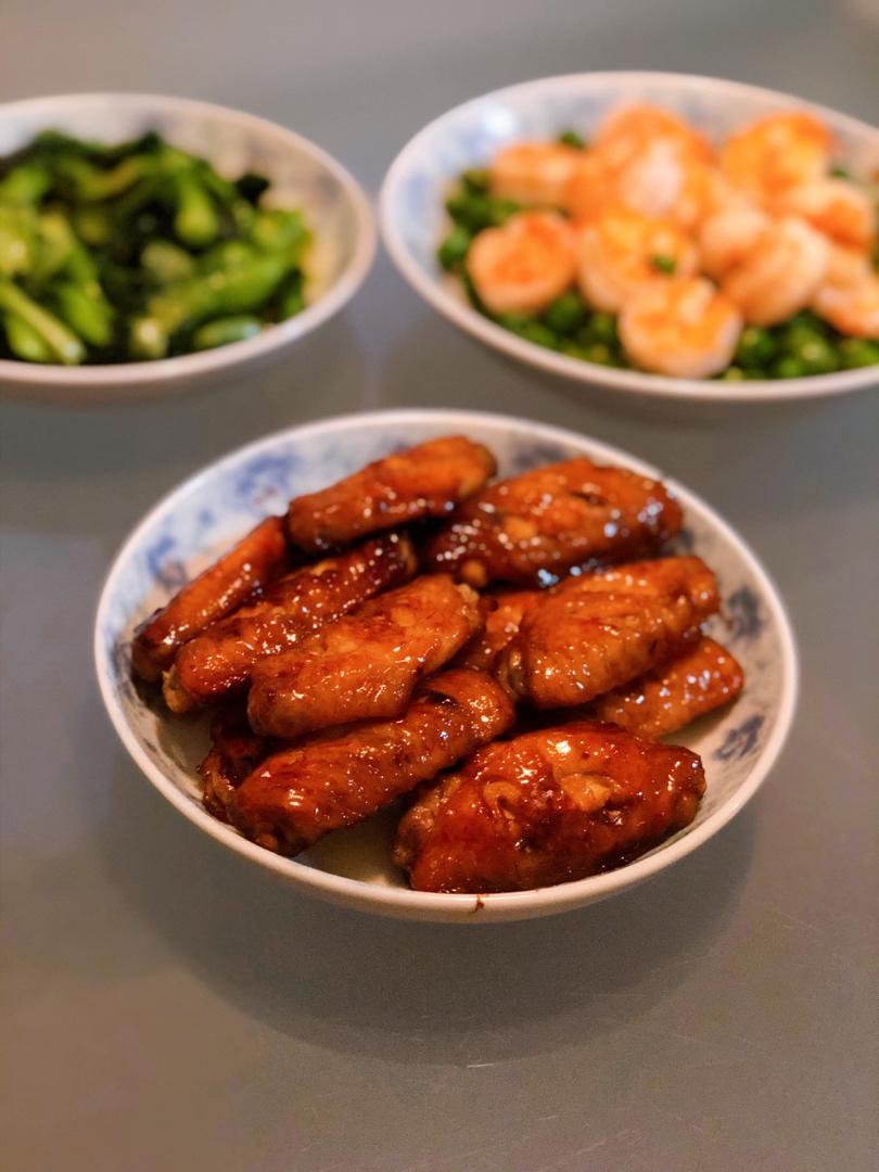 超简单蜜汁烤鸡翅 追剧必备