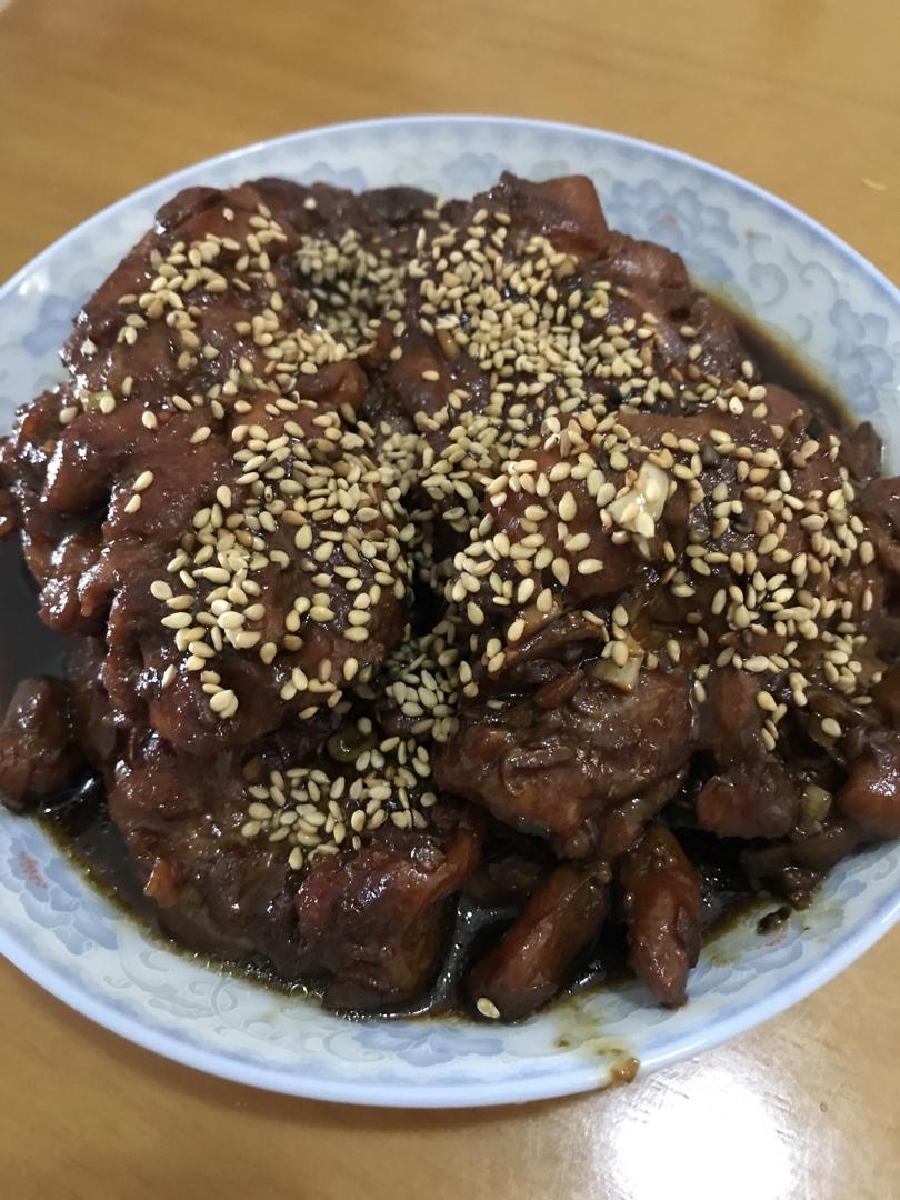 照烧鸡腿饭
