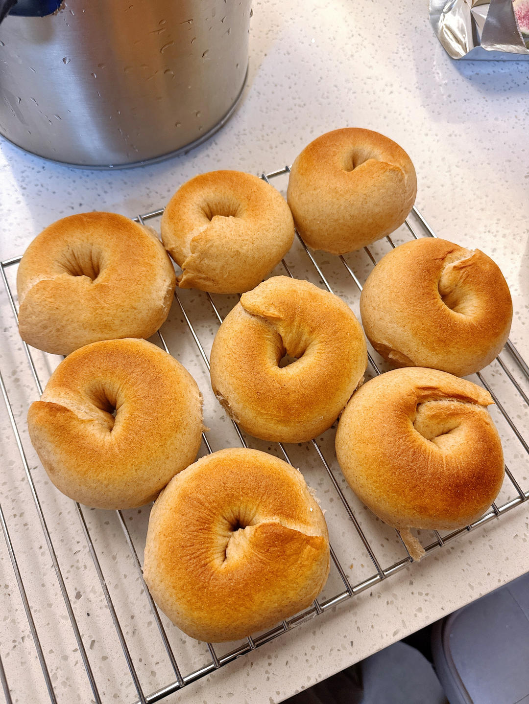 无油无糖，好吃又健康的全麦贝果