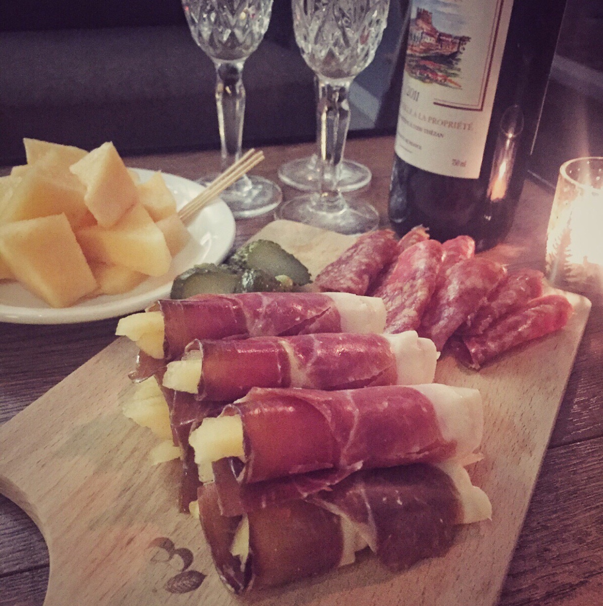 西班牙生食火腿配蜜瓜