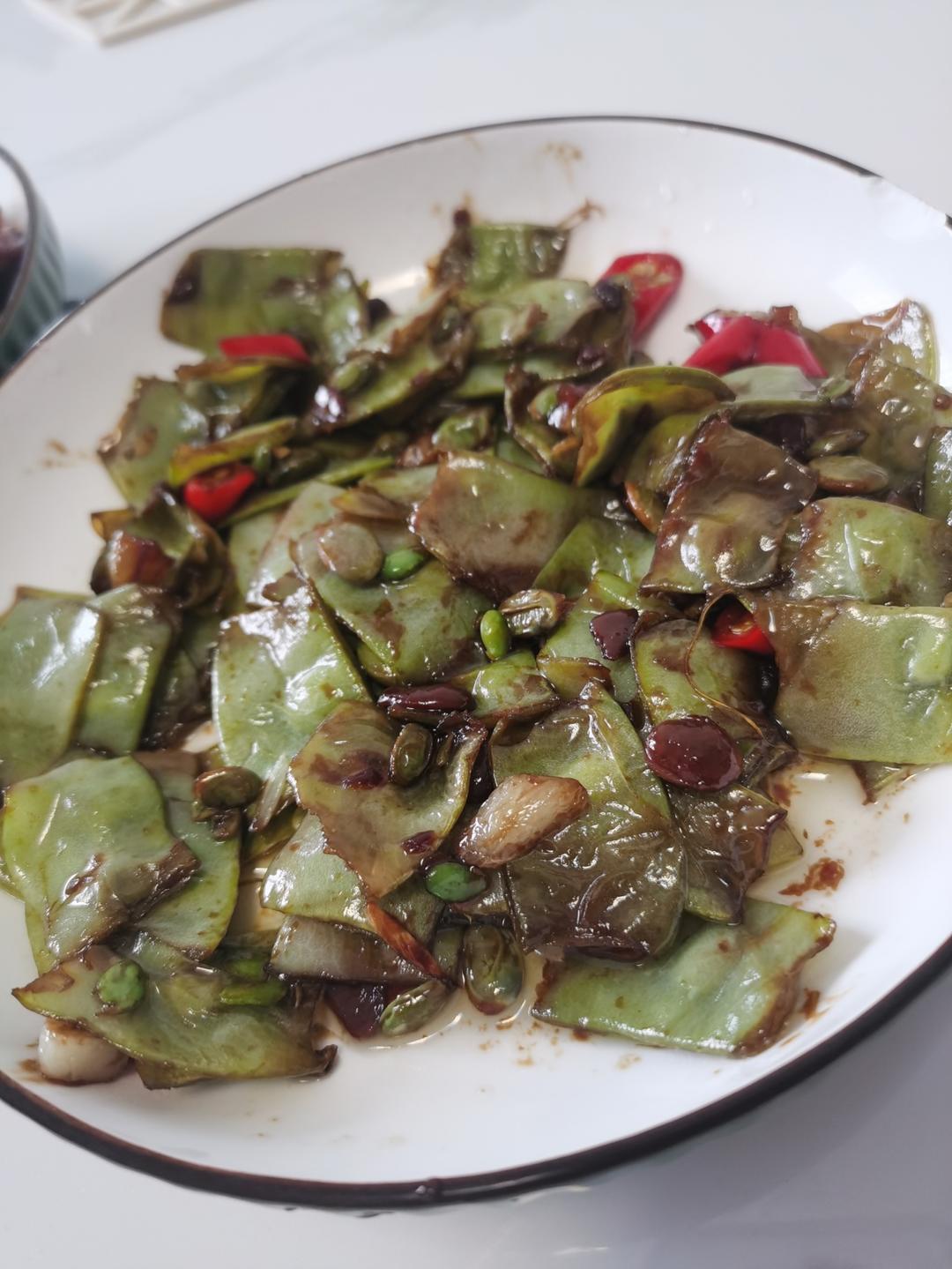 油炒扁豆