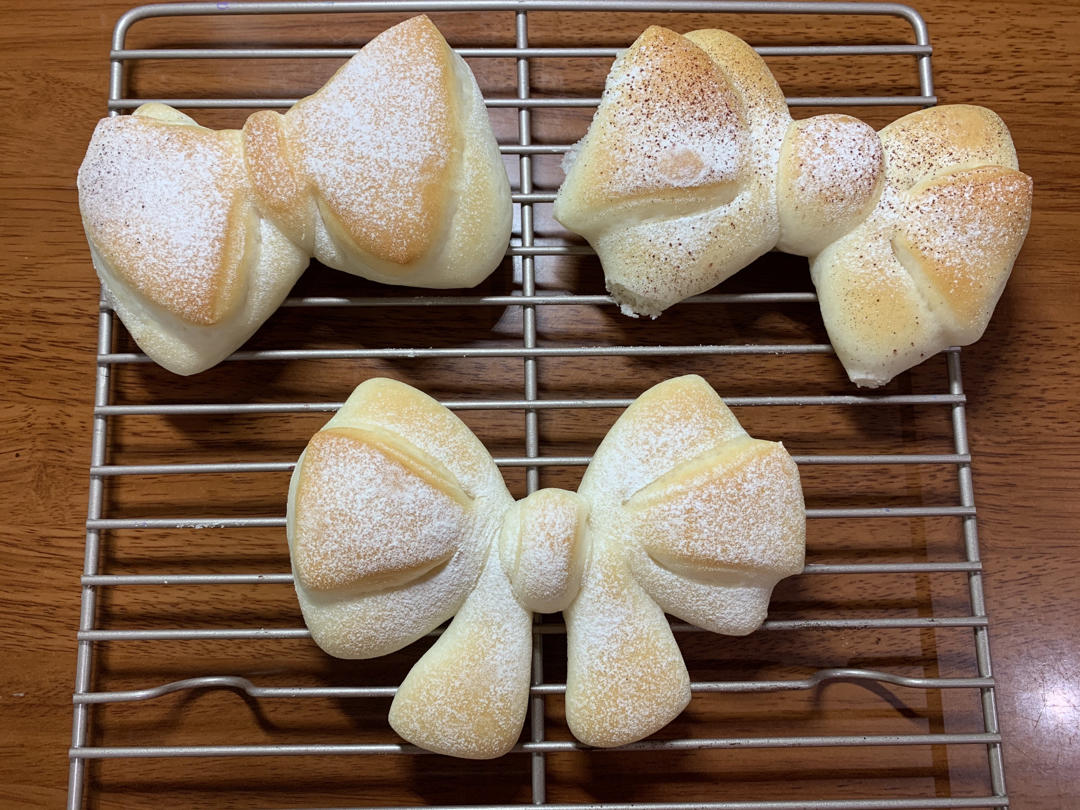 一次性发酵蝴蝶结面包🎀