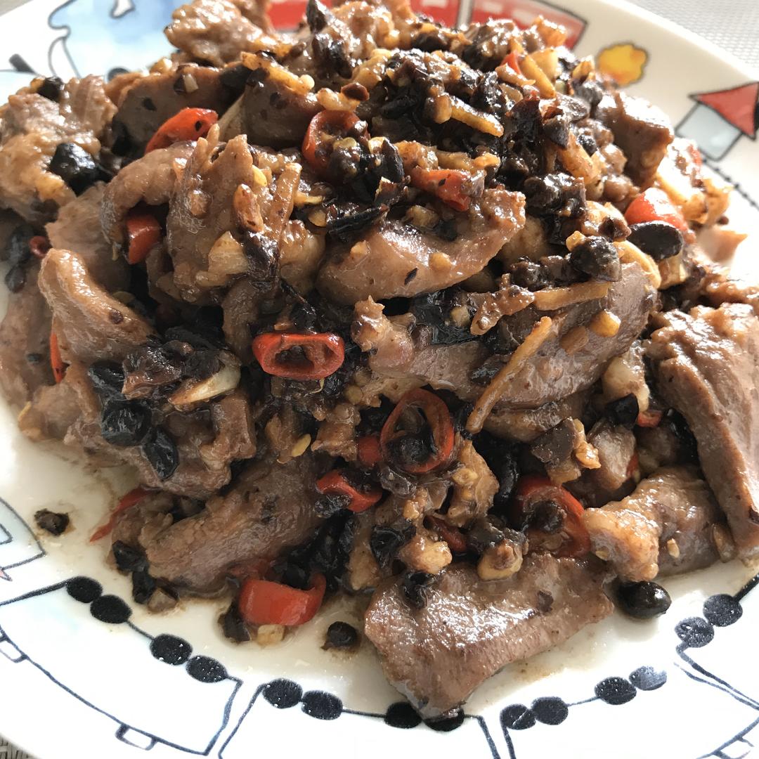 广式豆鼓炒猪舌