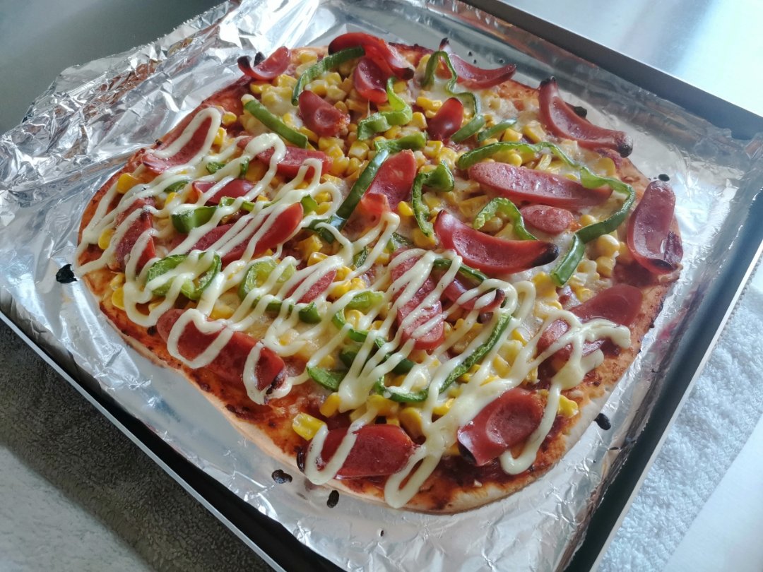夏威夷pizza（附饼底冷冻法）