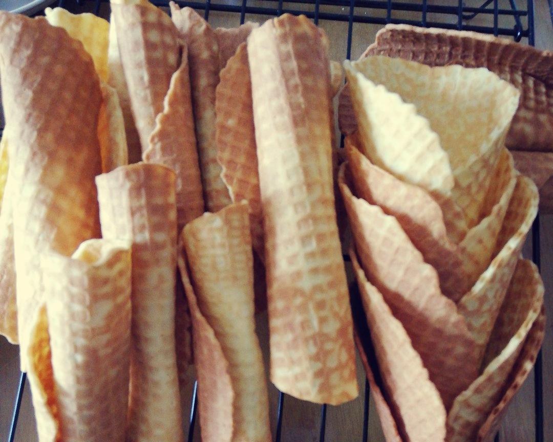 脆皮鸡蛋卷(冰淇淋的蛋筒😄)的做法