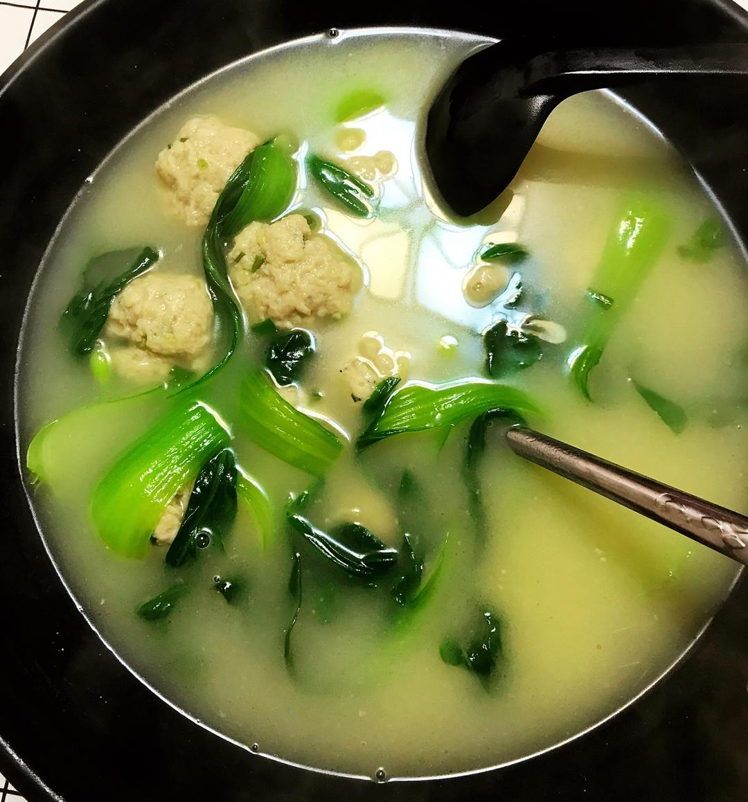 手工肉丸汤