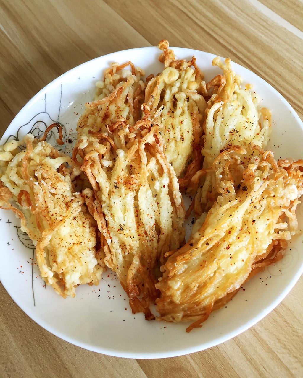 椒盐金针菇