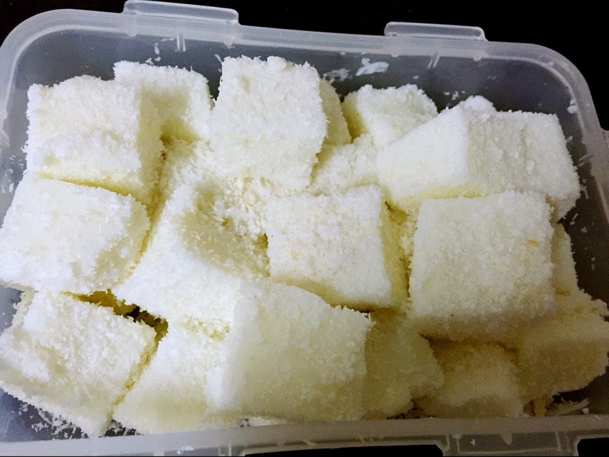 椰子奶糕（附上脆炸鲜奶做法）