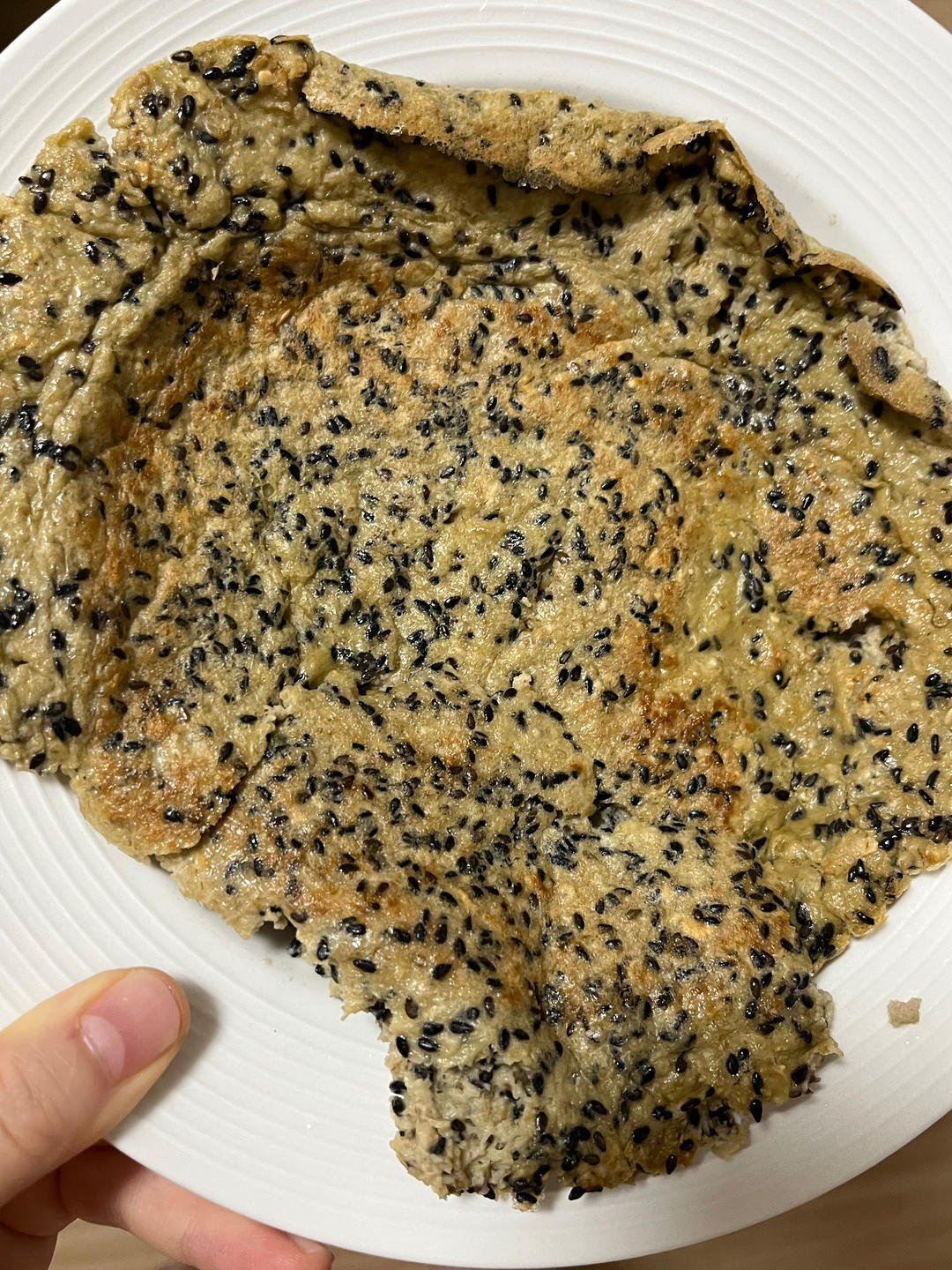 燕麦鸡蛋饼--减脂餐