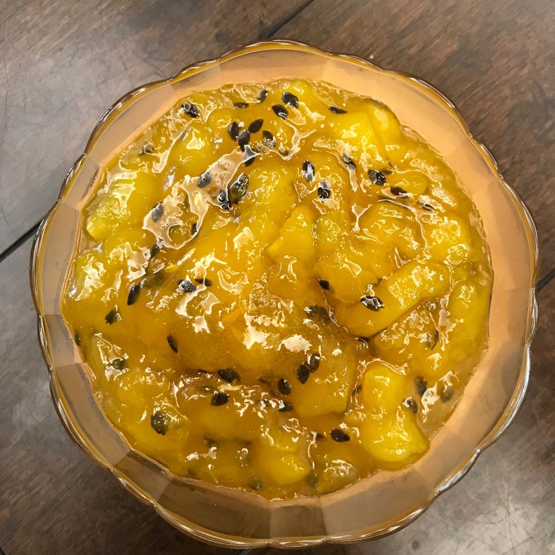 百香果香芒果酱