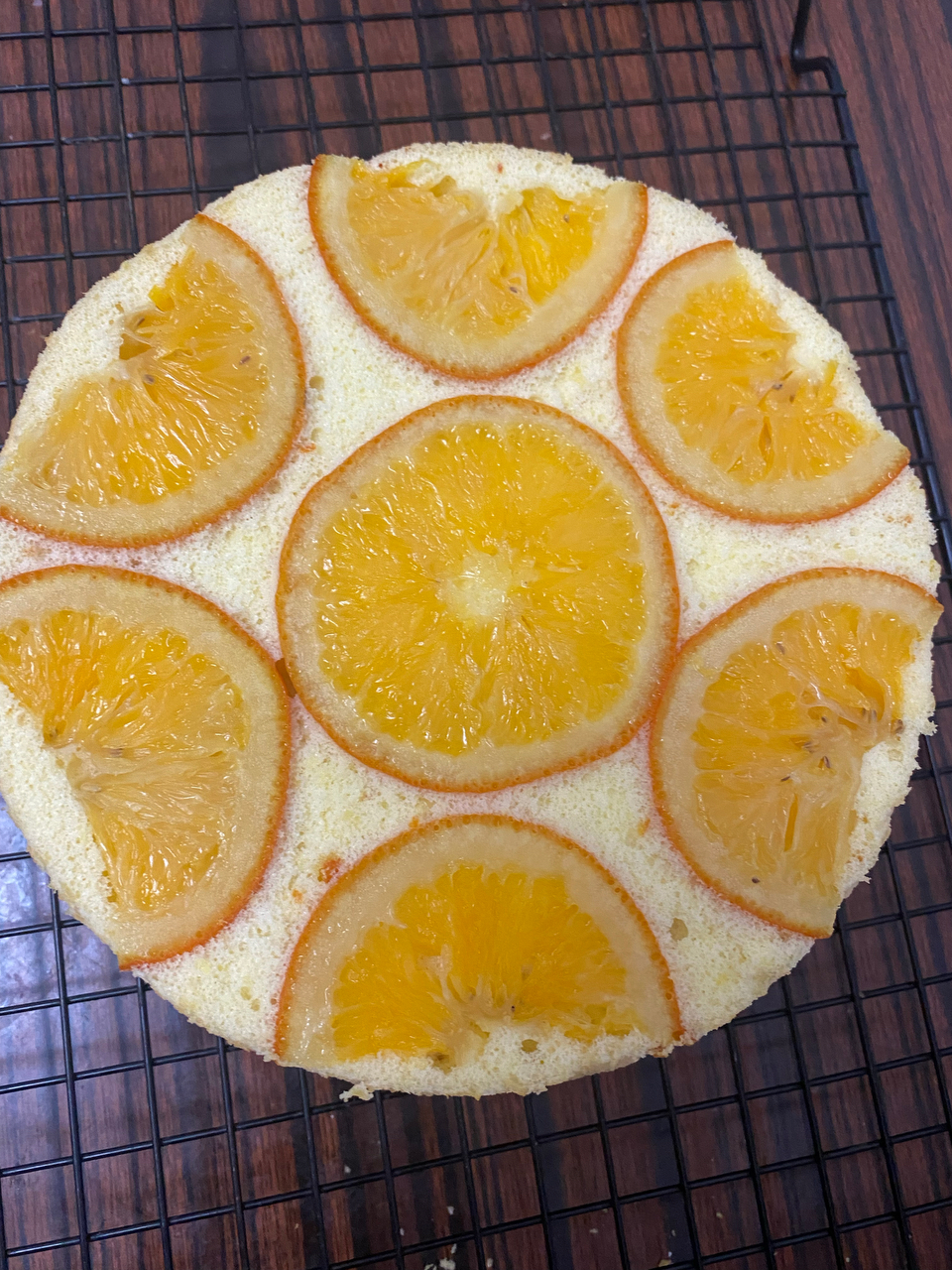 颜值控喜欢的反转香橙戚风蛋糕（6寸模）