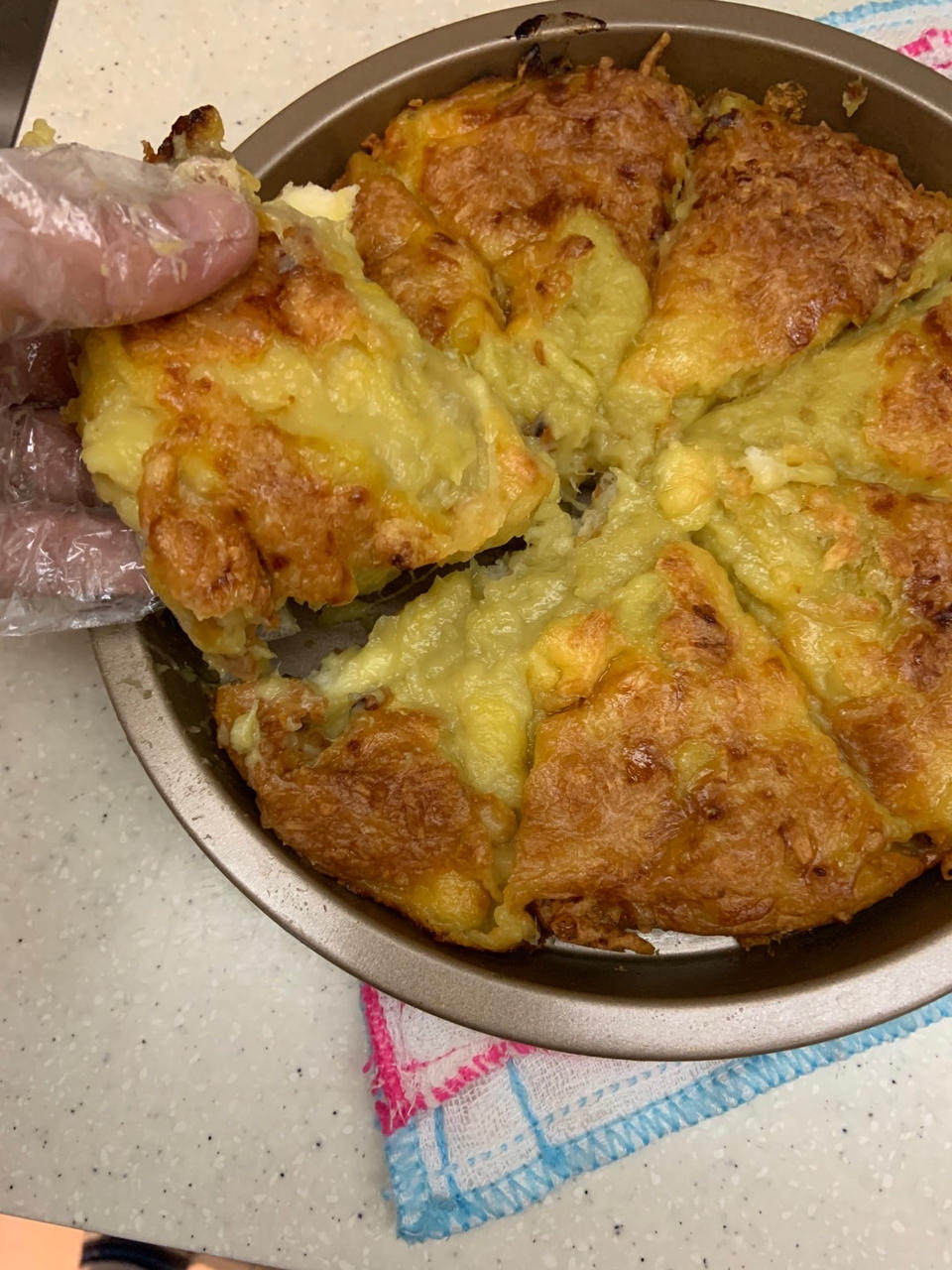 『自制8寸』榴莲披萨🍕