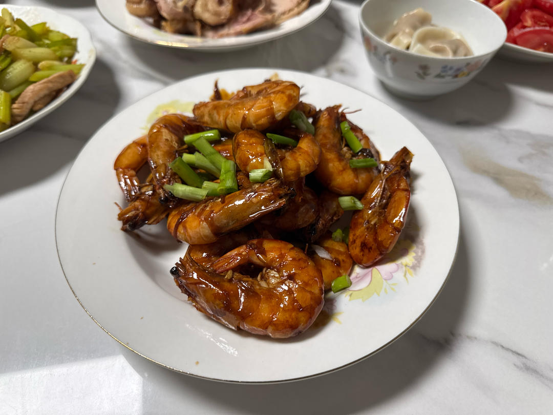 家庭版油焖大虾