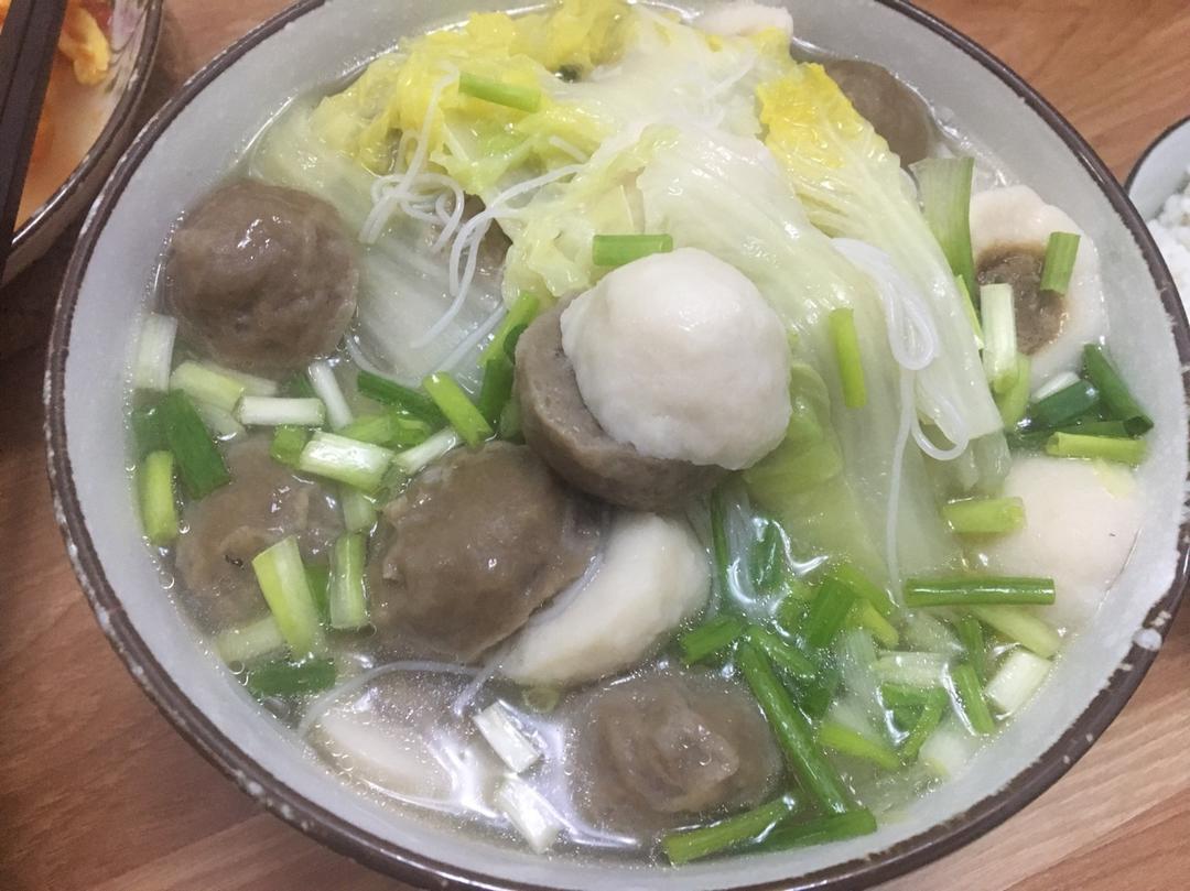 白菜粉丝汤