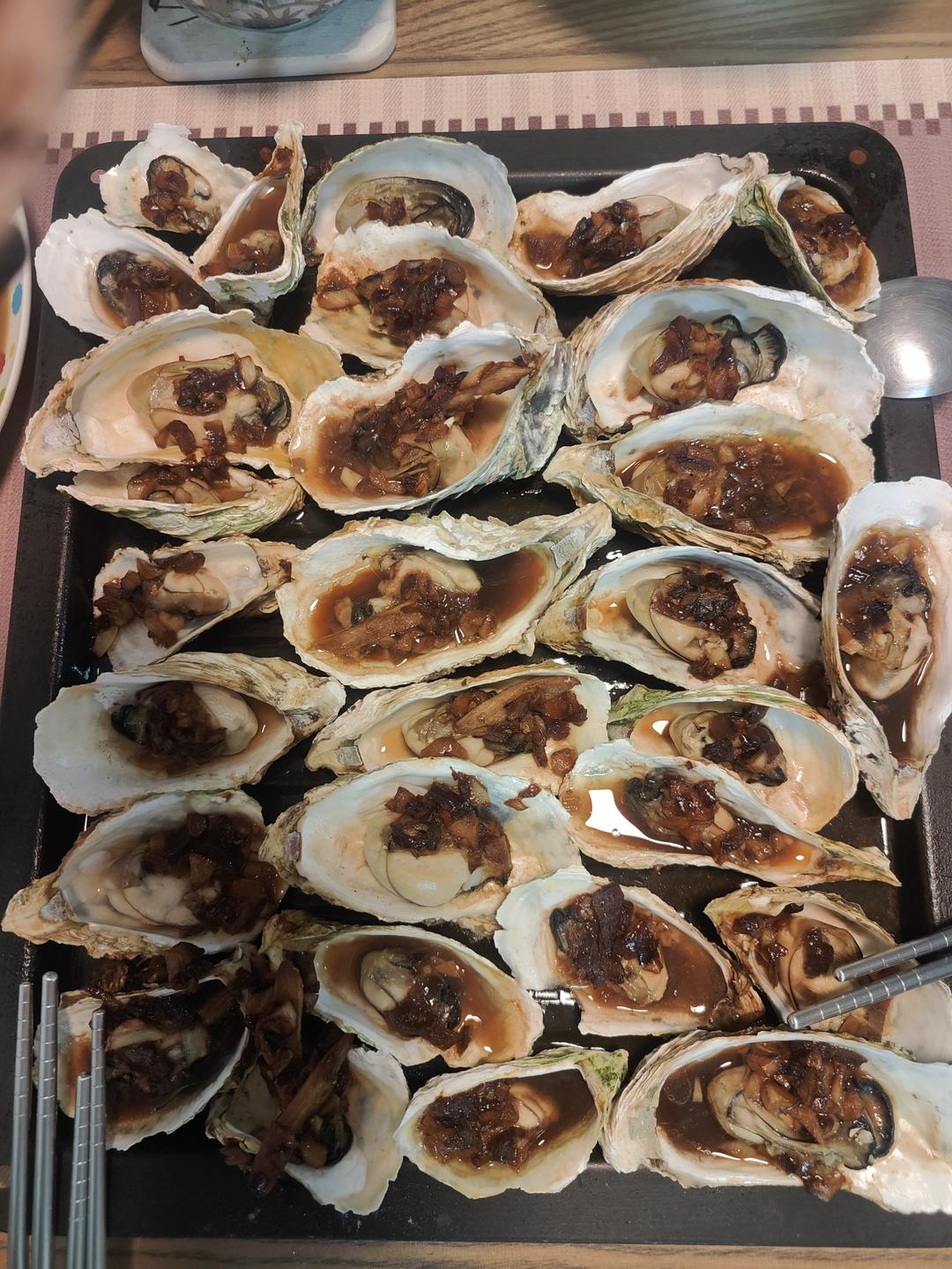 至鲜至嫩烤生蚝🦪(附：省力开蚝方法）