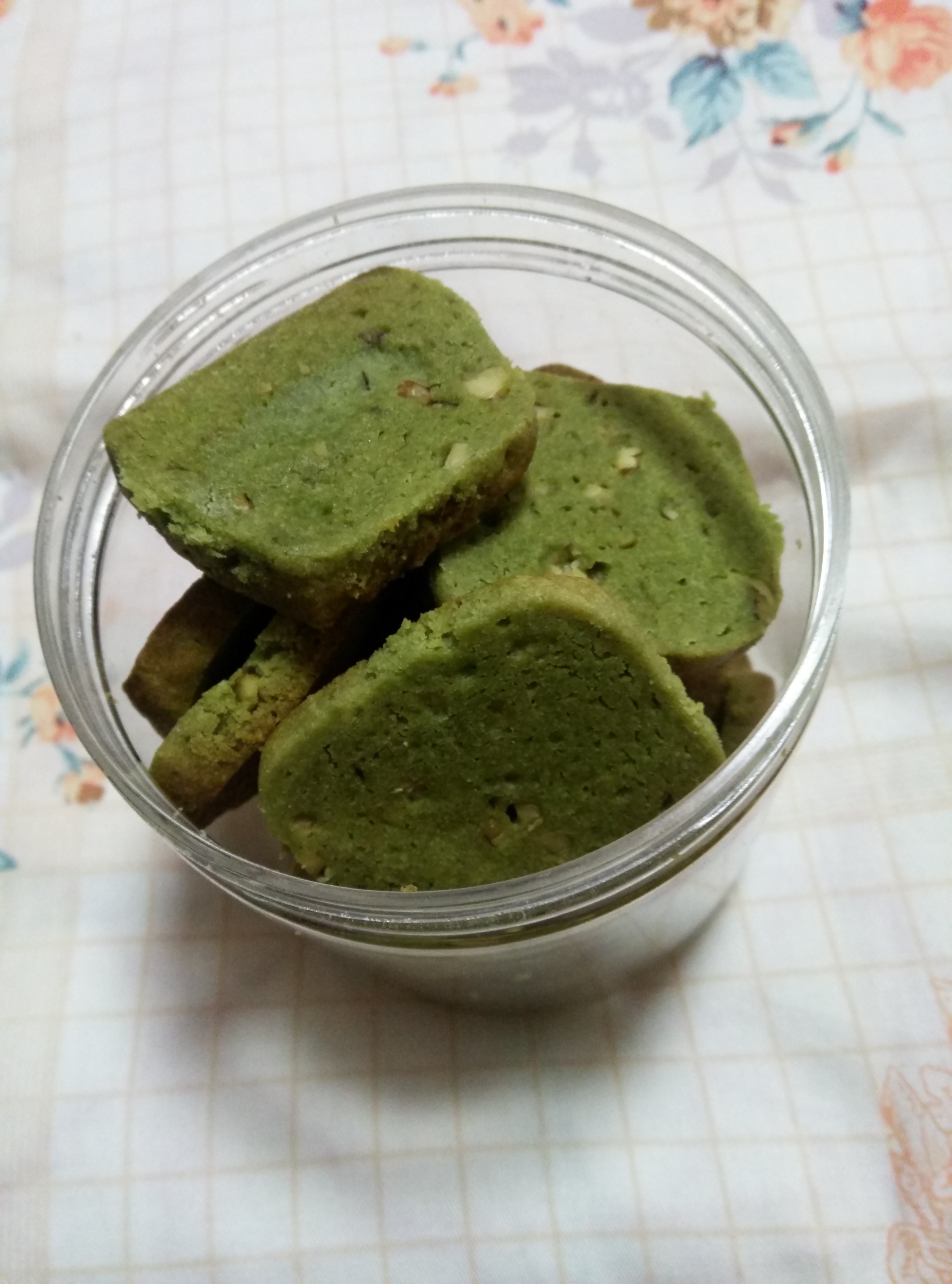 抹茶蔓越莓饼干