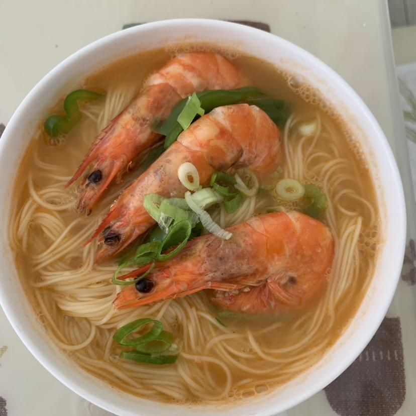 一人食系列：老虎虾竹升面