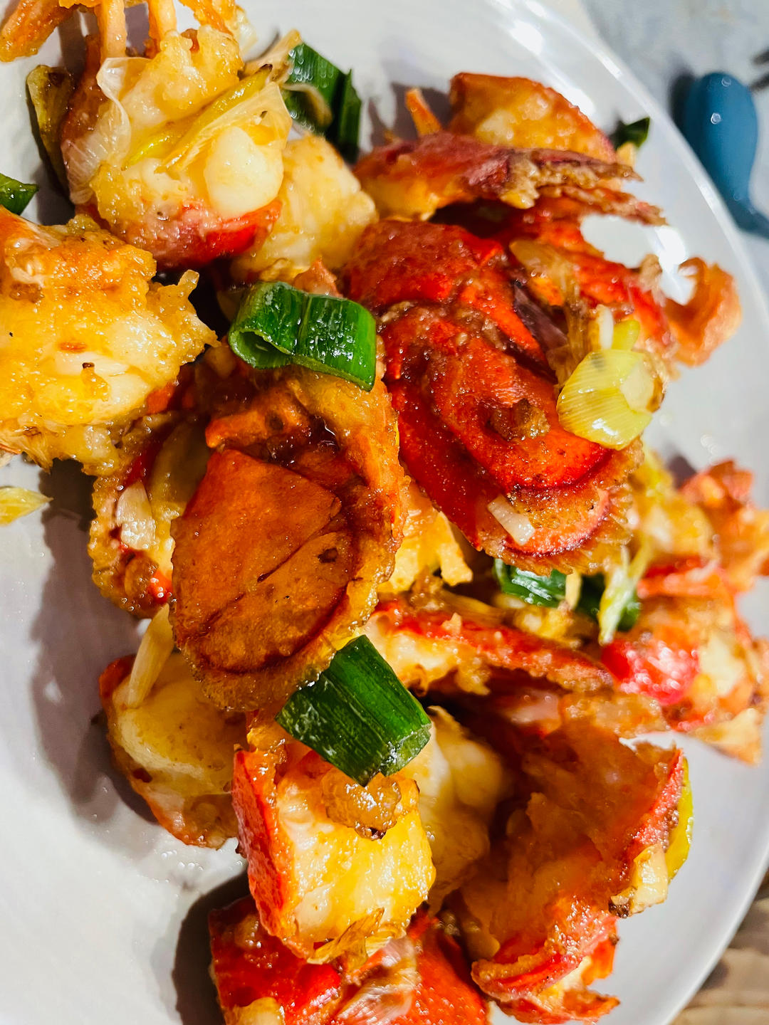 被广东人说好吃的葱姜龙虾