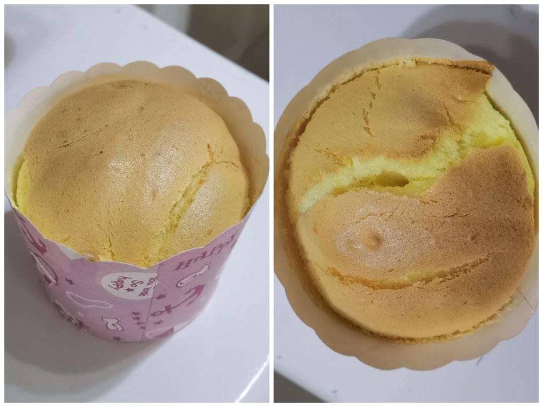 原味戚风纸杯蛋糕（烤箱做纸杯蛋糕）