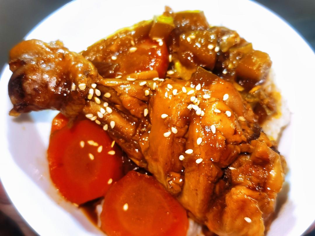 快手儿童酸甜鸡腿饭