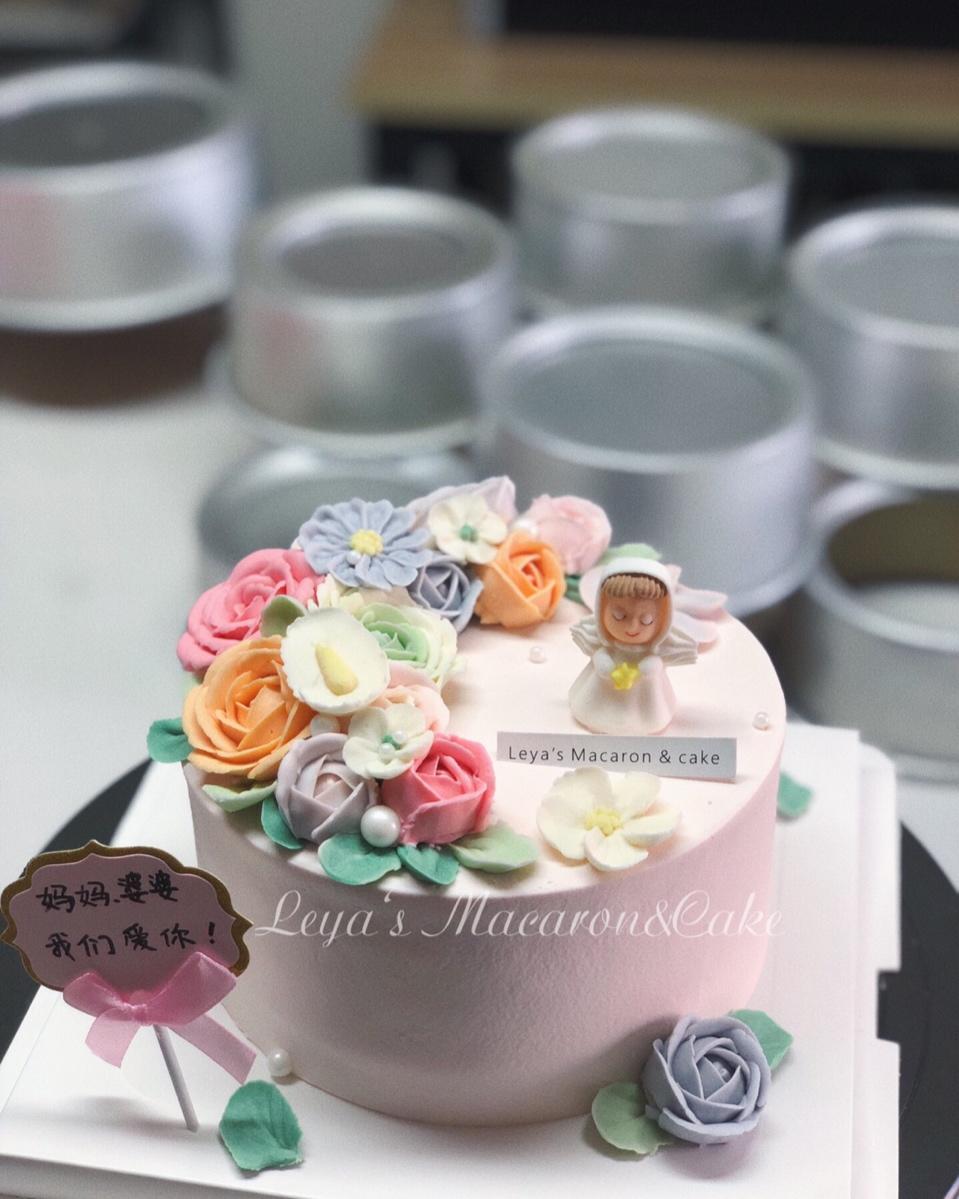 超级好用的不腻韩式裱花豆沙霜