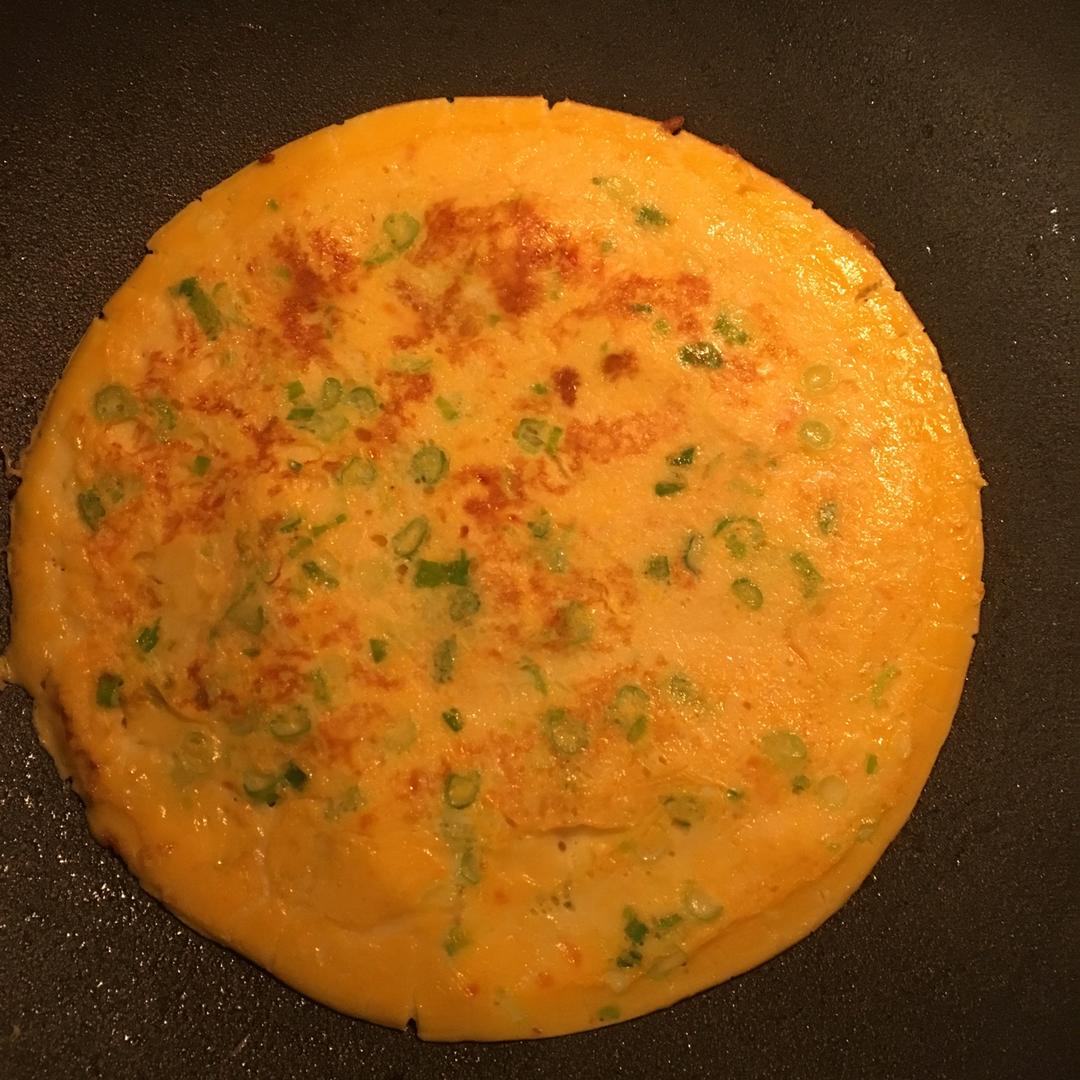 葱花鸡蛋饼（糯米粉版）