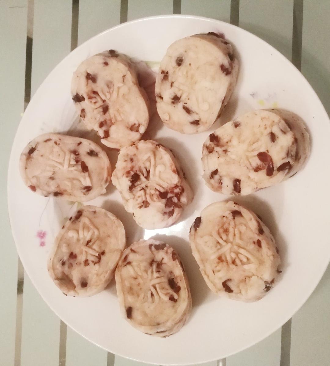 甜而不腻红豆山药糕