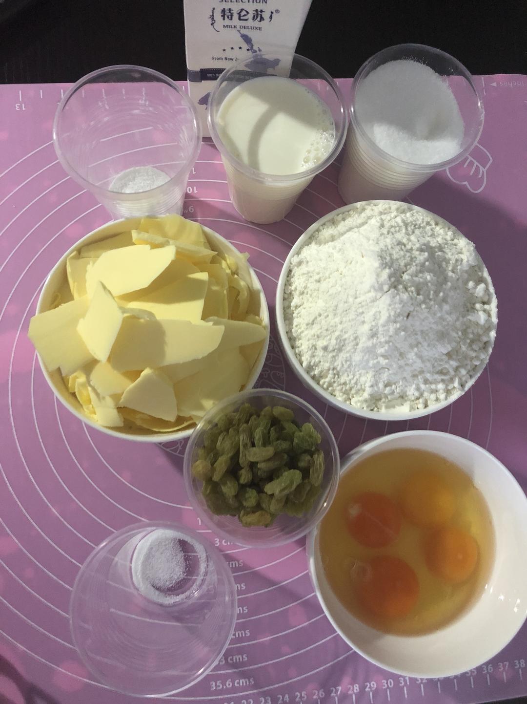 纯奶手撕吐司的做法 步骤1