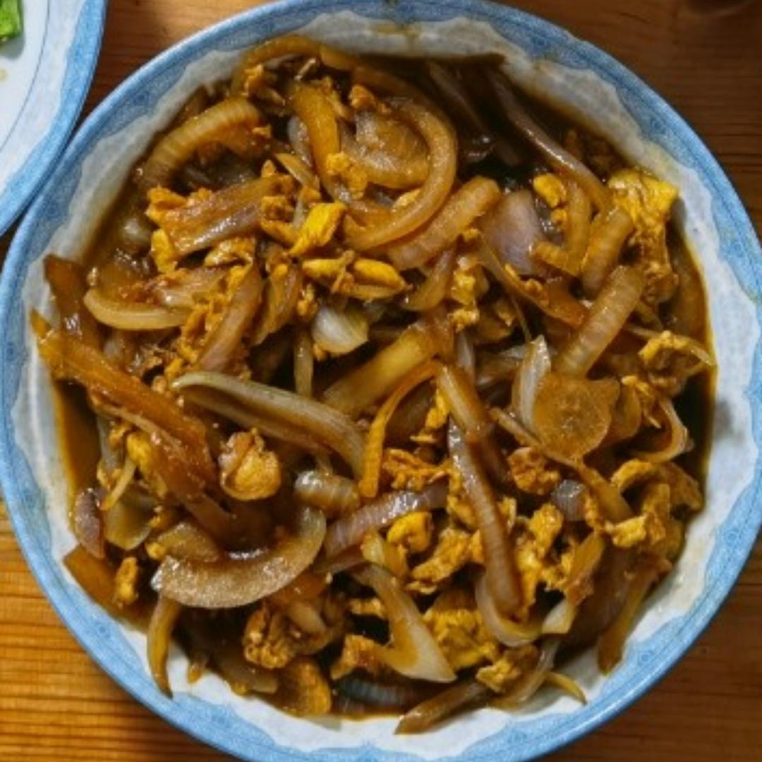 洋葱炒鸡蛋