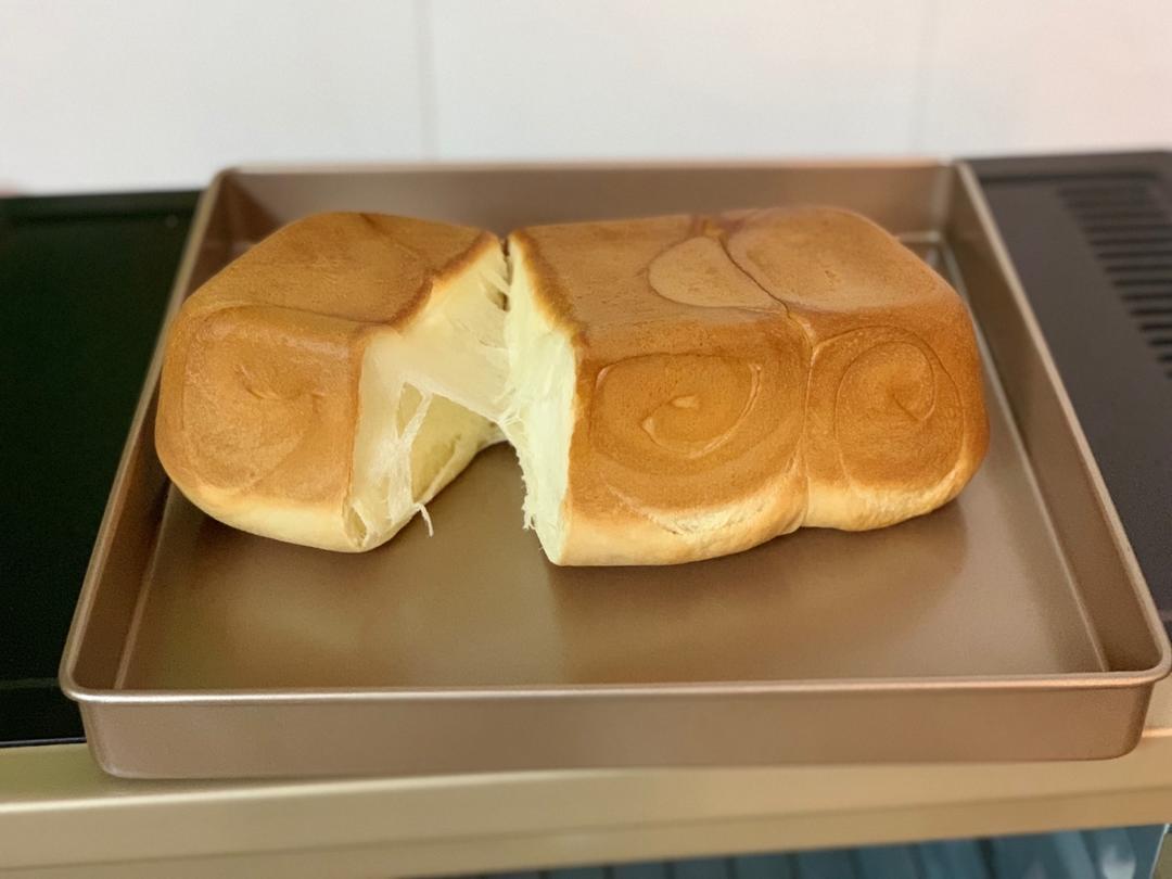 无糖的橄榄油纯素吐司——一次发酵也能夺命拉丝软