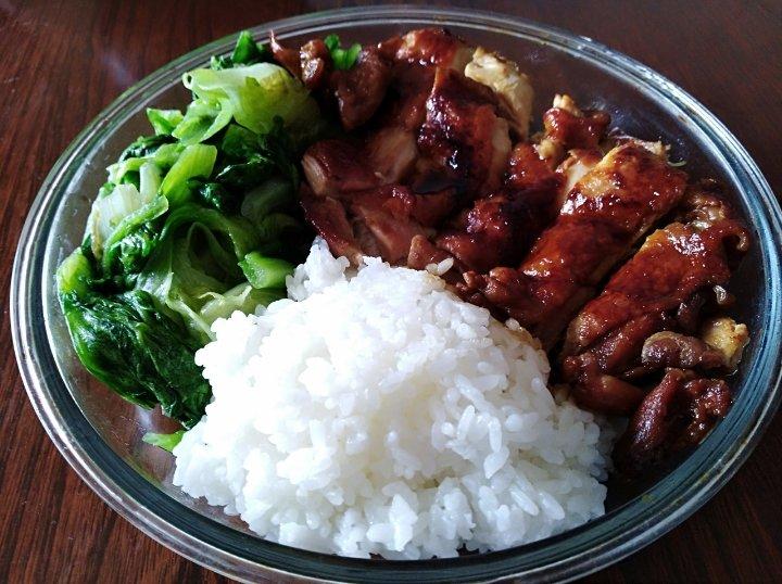 照烧鸡腿饭