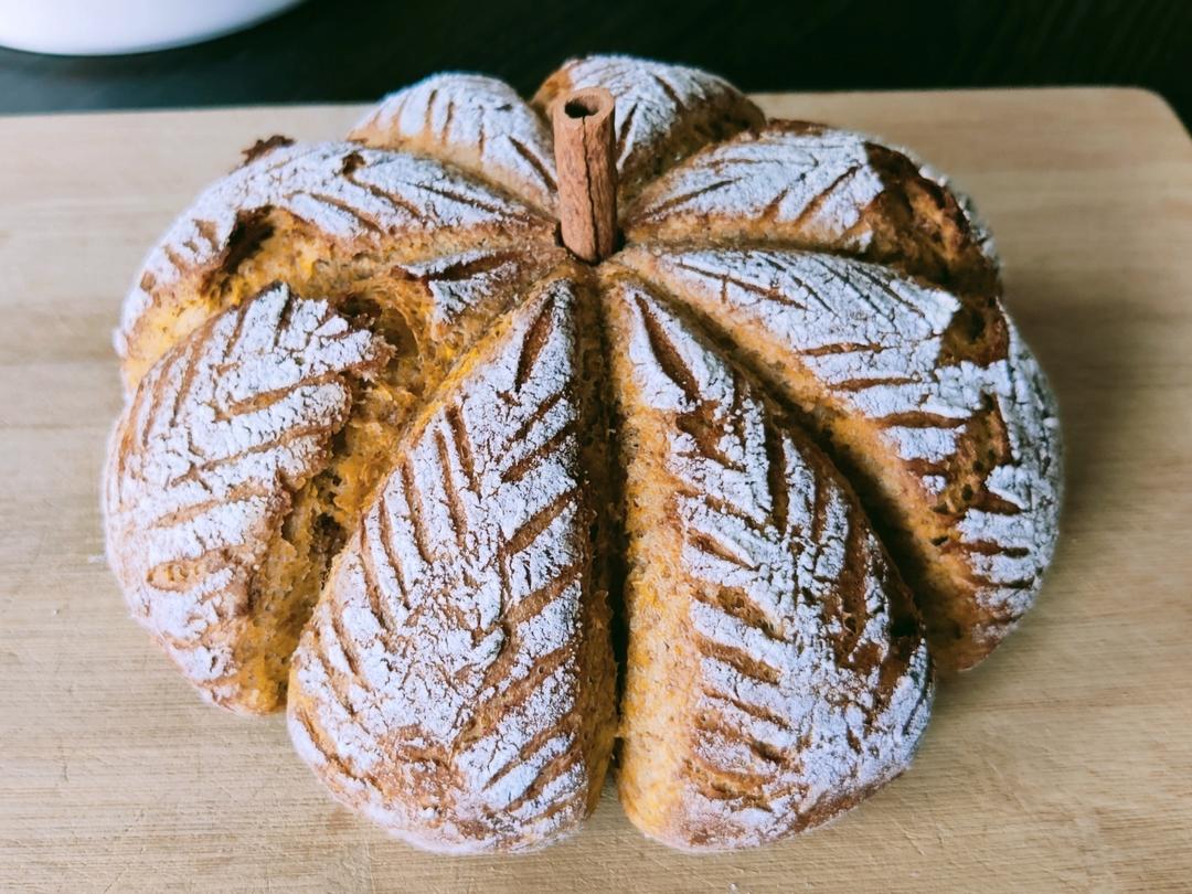 全素无油低糖低脂南瓜欧包