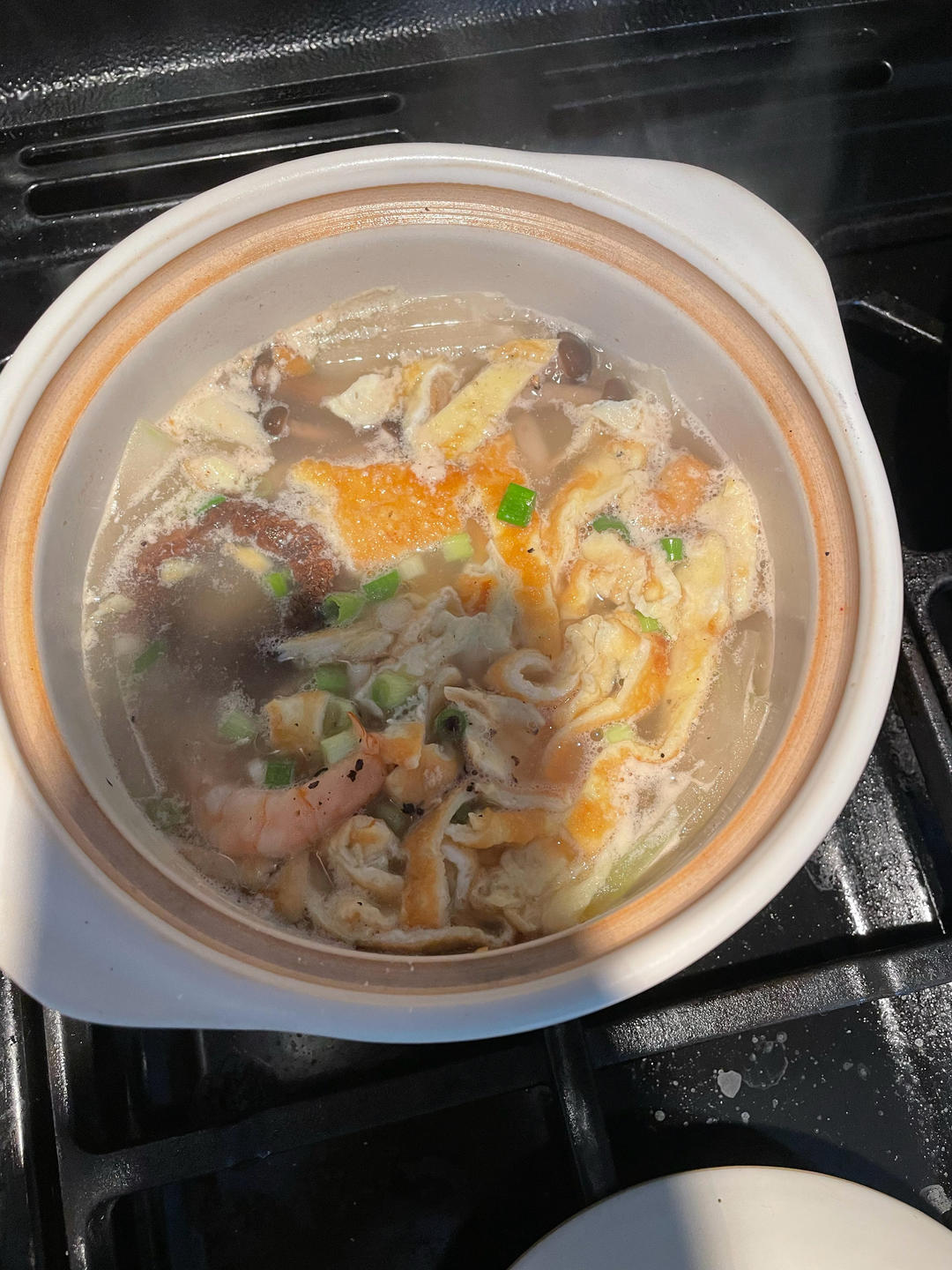 鲜掉眉毛巨好喝，三鲜刷脂汤，250大卡