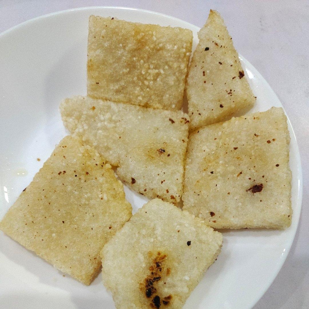 地地道道的重庆街边糍粑块