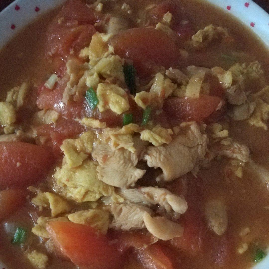 番茄炒蛋肉肉版