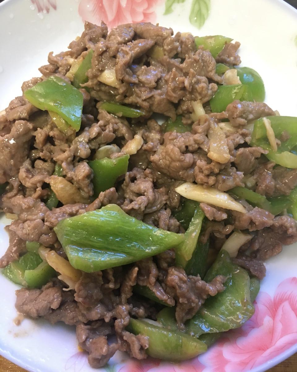 青椒炒牛肉
